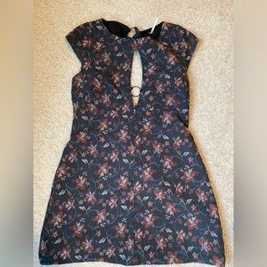 Free People Cut-out Floral Dress Size 12